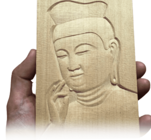 初級】弥勒菩薩のレリーフ | 仏師が教える仏像彫刻